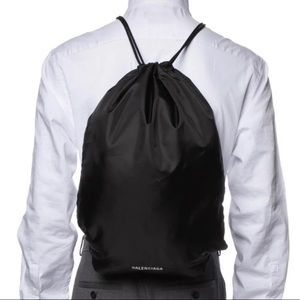 Balenciaga drawstring backpack